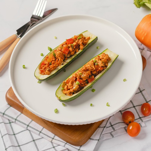 Zucchini Boat Chicken