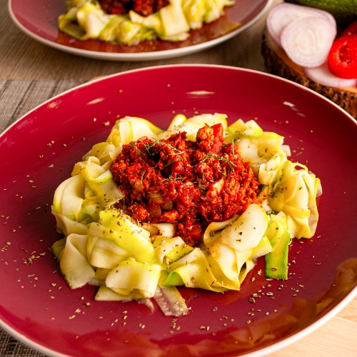 Zucchini Tagliatelle Chicken